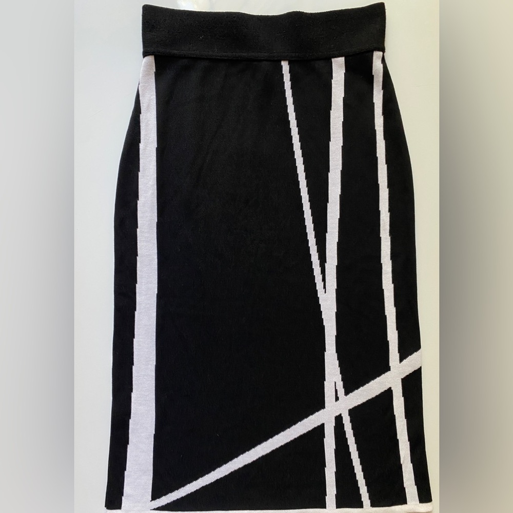 NWT GLIV Geometric Pencil Skirt Made in Italy